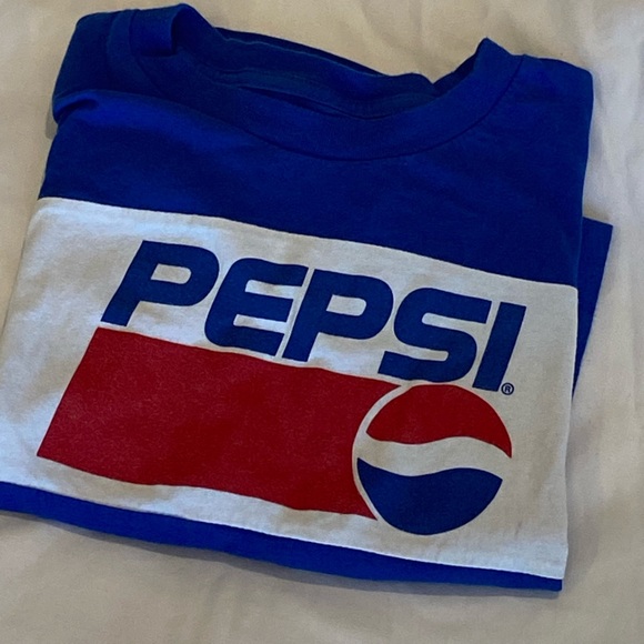 Blue Pepsi cropped Top - Picture 2 of 4